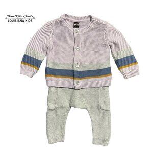 Tea Collection 6-9m Sweater & Pants Set